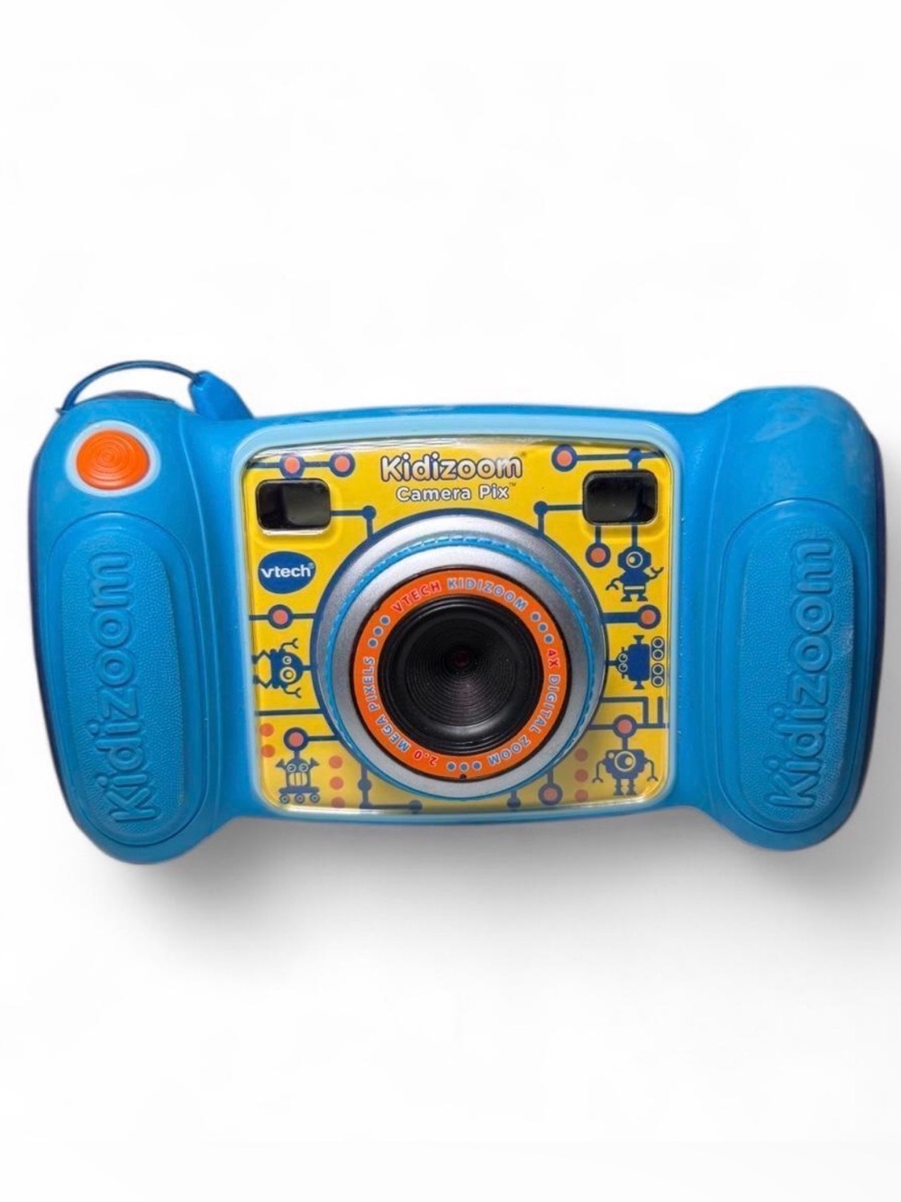 VTech KidiZoom Camera Pix 2.0 MP Kids 4x Digital Camera Blue For Parts Repair